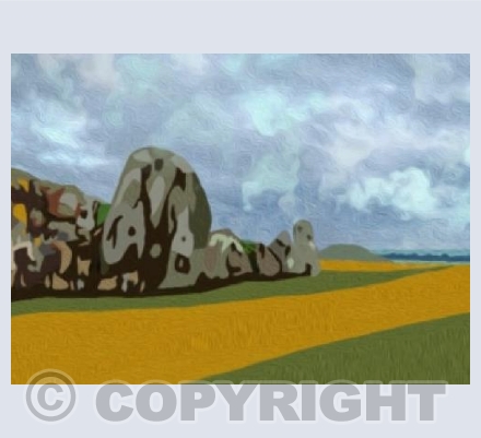 "Kennet Long Barrow & Silbury Hill'