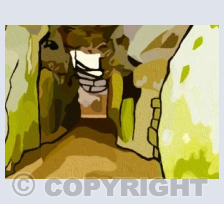 'Inside Kennet Long Barrow'