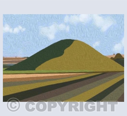 'Silbury Hill, Wiltshire'