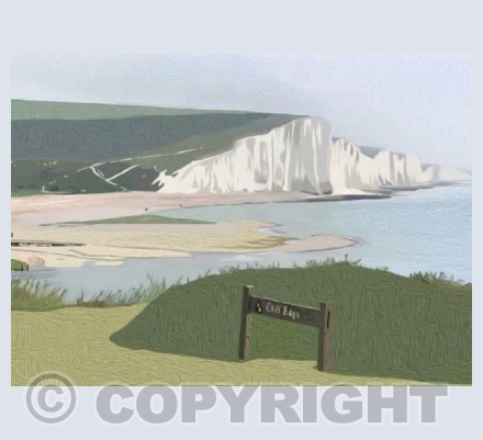 'The Seven Sisters, East Sussex'