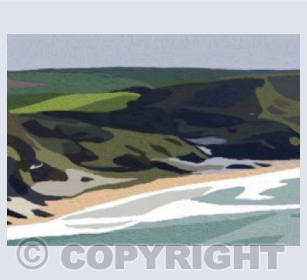 'Trebarwith Strand, North Cornwall.