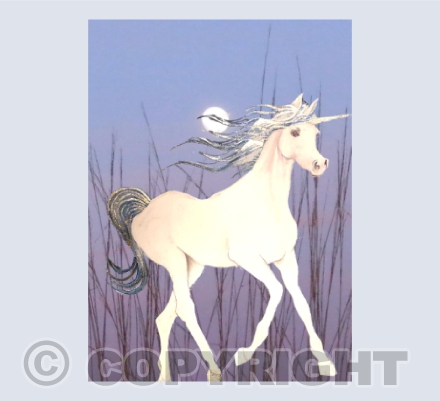 'Unicorn Moon' (Portrait)