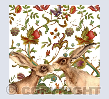 KISSING HARES