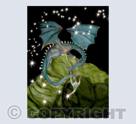 'Gwydion' surveys the Milky Way from Glastonbury Tor