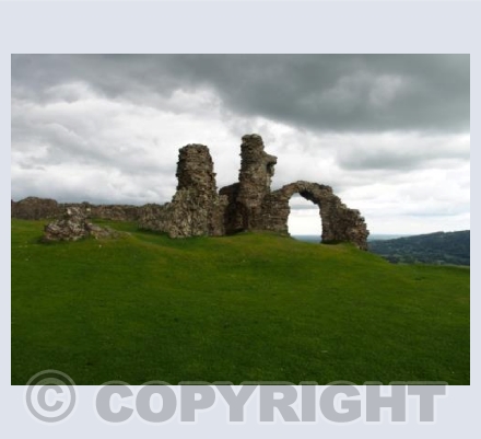 CASTELL DINAS BRAN - Fortress of the crow, Llangollen, Denbighshire, Wales