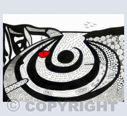 Fishing at Lulworth Cove