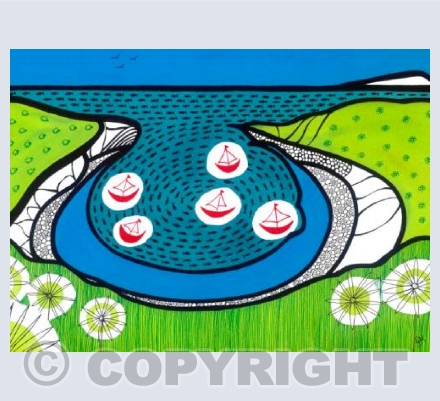 Spring Day at Lulworth Cove