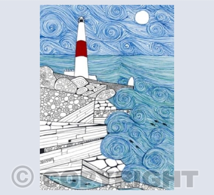 Storm at Portland Bill