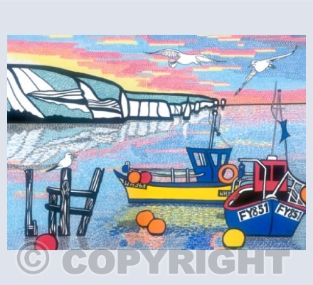 Fishing Boats in Swanage Bay