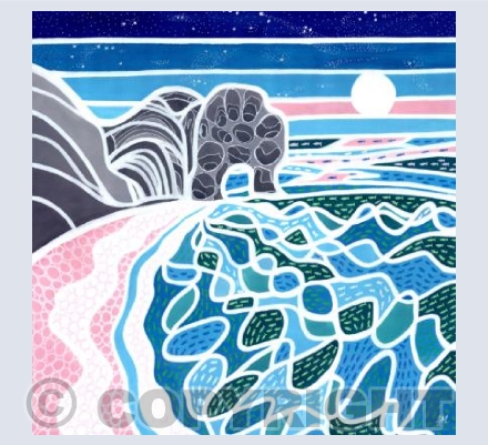 Coral Sunrise at Durdle Door