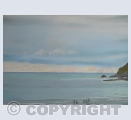 Ponies at North Sands