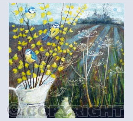 A Bunch of Blue Tits