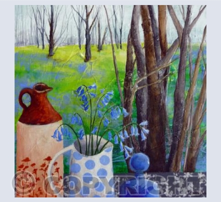 Bluebells & Bee