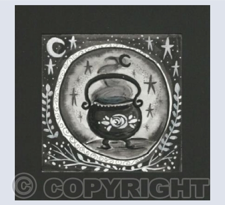 The cauldron bubbles