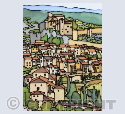 Hilltop Town, Pyrenees