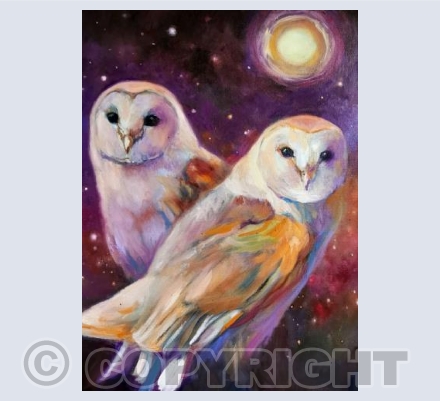 Summer Moon - Owls