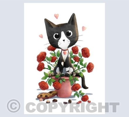 Valentines Cat