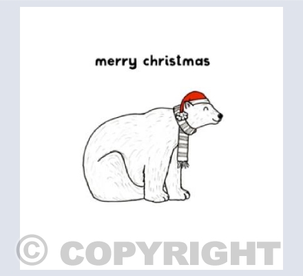 Christmas Polar Bear