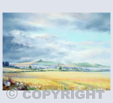 View towards Liddington Hill