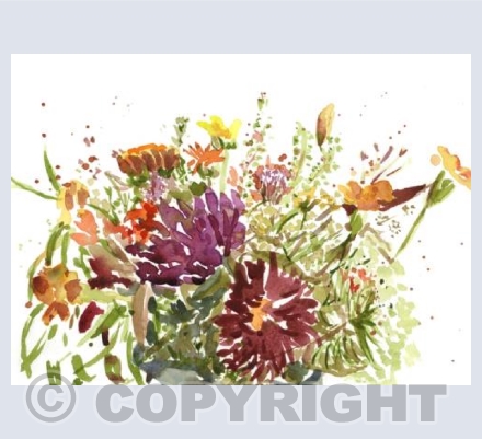 Summer garden in a jug