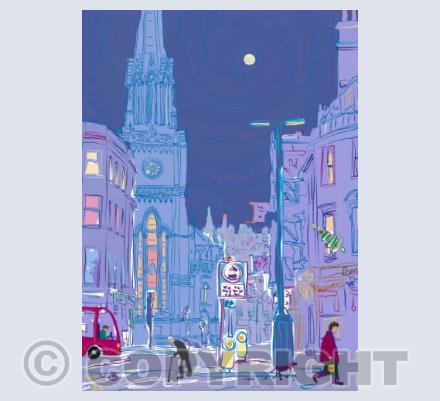 No.58 St Micheal's Chruch Mid November Night