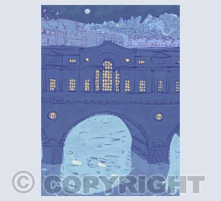 No.60 Pulteney Bridge Moonlight