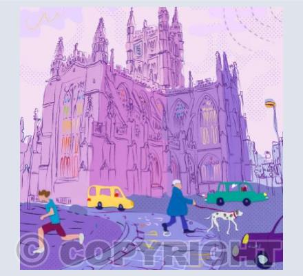 No.46 Bath Abbey Early Evening