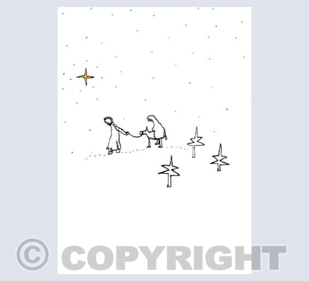 Mary, Joseph & Donkey