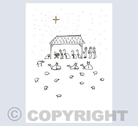 The Little Lord Jesus with Camels and Sheep