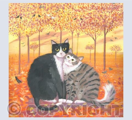 Love Cats in Autumn