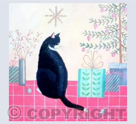Christmas cat