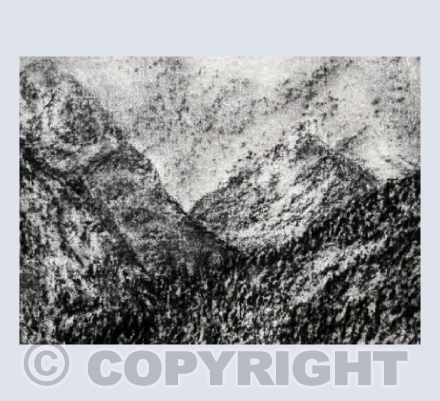 Kintail Mountains West of Glen Shiel