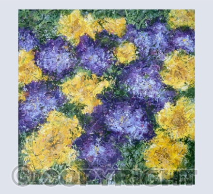 Tickled Petals greeting card