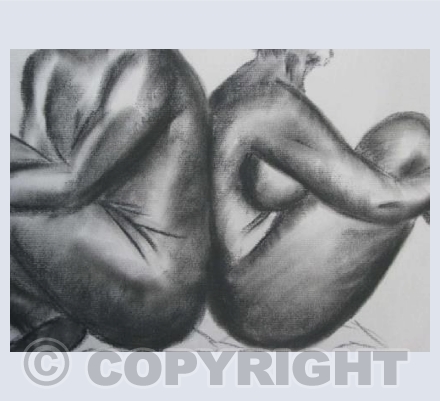 Chris & Lisa, pastels 2