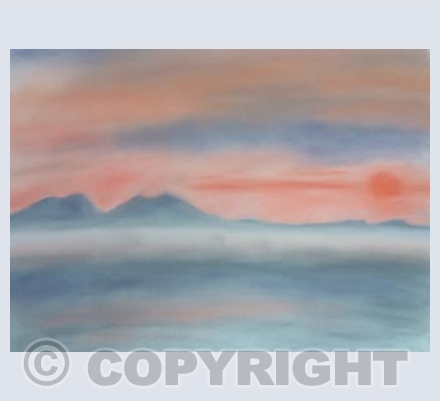 North Uist from Lochbay, Isle of Skye (8 May)