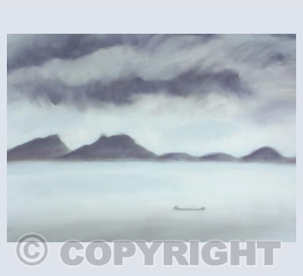 North Uist from Lochbay, Isle of Skye (13 June)