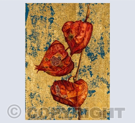 Blue Gold Physalis