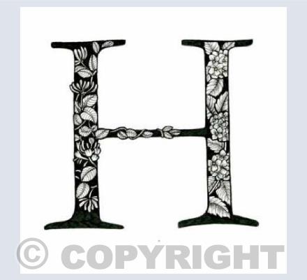 Alphabet Letters H