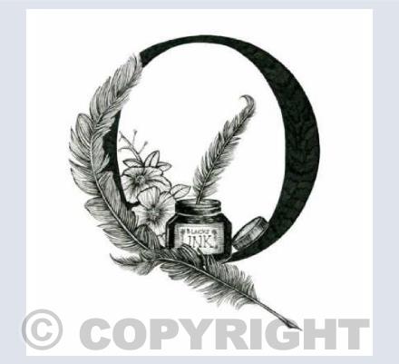 Alphabet Letters Q
