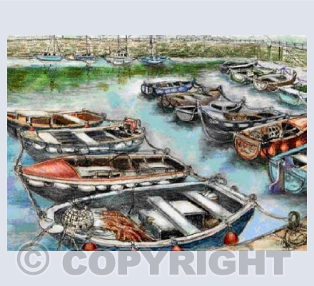 Boats in Brixham Harbour (JM)