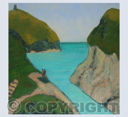 Enjoying the View, Boscastle (LB)