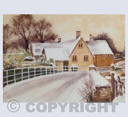 Fairford Mill in Winter (SO'C)