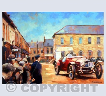 Nuvolari crosses the Square