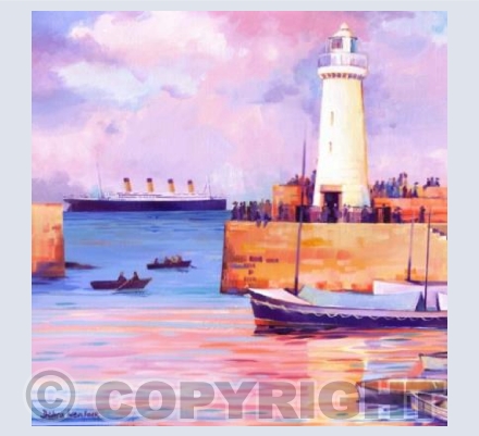 Titanic well-wishers at Donaghadee