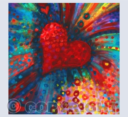 "My Colour-Bursting Heart"