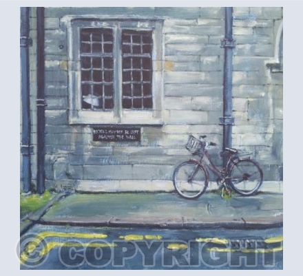 Bicycles May Not Be Left Against The Wall