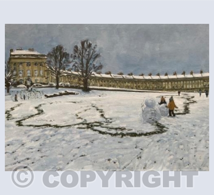 Royal Crescent in the Snow II
