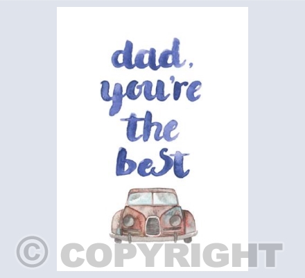 Dad, You're the Best!