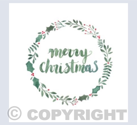 Merry Christmas Wreath