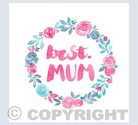 Best Mum Floral Wreath